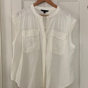 Banana Republic Ivory blouse size medium